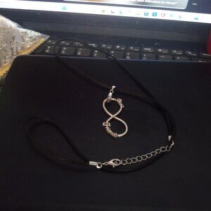 Handmade Silver Plated Best Friends Infinite Loop Necklace